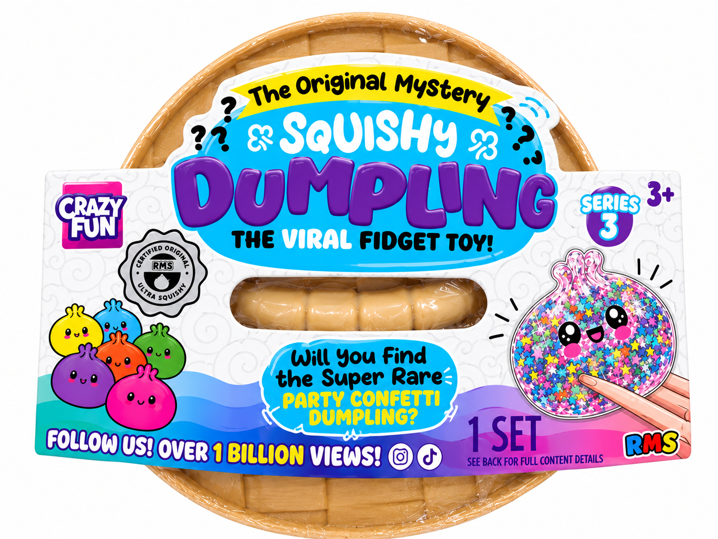 🎉 Mystery Dumpling - Party Confetti Edition 🥟